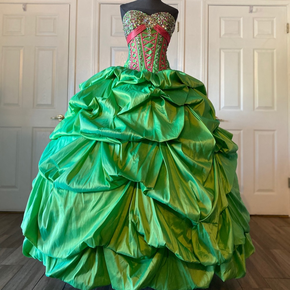 Green Quinceañera Dress